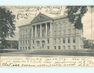 Pre-1907 ACADEMY SCHOOL Utica New York NY t3652