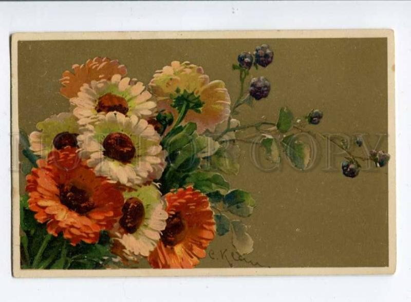 257470 Bouquet & blackberry by C. KLEIN vintage GOM #1324 PC