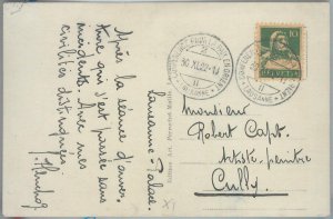 82193 - SWITZERLAND - Postal History - BENITO postcard PEACE CONFERENCE 1922-