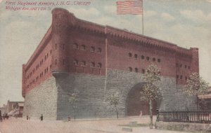 First Regiment Armory I.N.G., Chicago, Michigan Ave and 16th St.