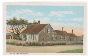 Cape Cod House Massachusetts 1920s postcard