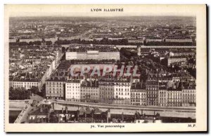 Old Postcard Lyon Illustrates Panoramic