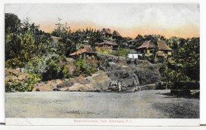 Bamboo-houses, Taal, Batangas, P. I. - Postcard