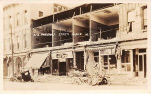 RPPC Santa Barbara, CA 1925 Earthquake Grand Hotel Vintage Photo Postcard 