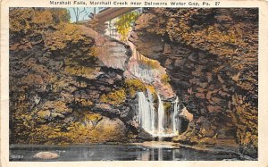 Marshall Falls, Marshall Creek near Delaware Water Gap Delaware Water Gap, Pe...