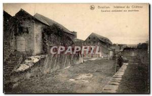 Belgie Belgium Old Postcard Bouillon Inside the castle stairs leading to the ...