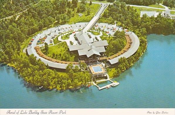 Kentucky Cadiz Aerial View Of Lodge And Pool Lake Barkley State Resort Park