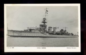 WL1829 - Royal Navy Warship - HMS Ceres - postcard plain back
