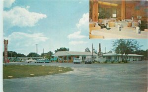 Automobiles Florida Inglis Inn Restaurant roadside Postcard 20-11527