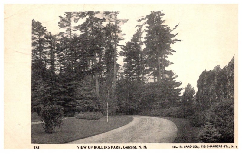 New Hampshire  Concord , View of Rollins Park