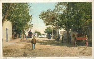 Postcard Mexico Juarez Street Scene #12724 23-10508