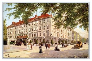 Continental Hotel Munchen Munich Germany UNP Raphael Tuck DB Postcard  W8