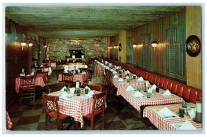 c1960 Julies Fine Restaurant Interior Los Angeles California CA Vintage Postcard