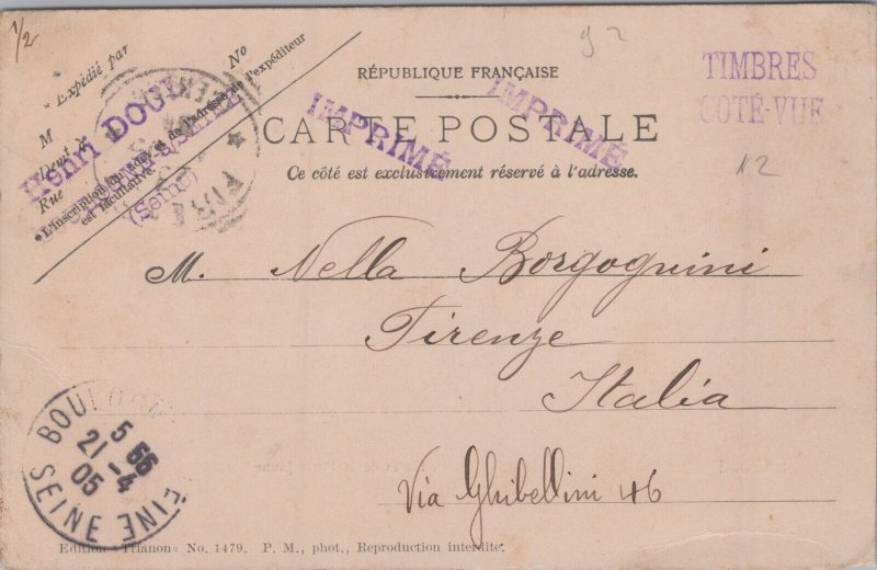 France Saint Cloud Haras de la Porte Jaune Vintage Postcard C280