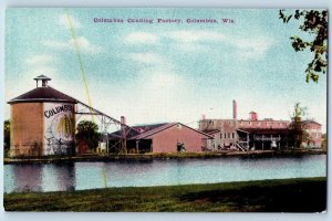 Columbus Wisconsin Postcard Columbus Canning Factory Exterior View 1910 Unposted