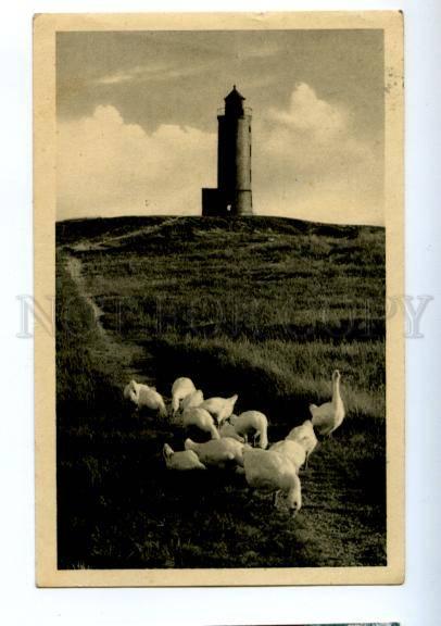 173864 GERMANY BOHL St.Peters nordsee LIGHTHOUSE Vintage RPPC