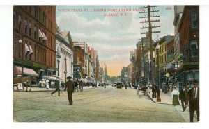 NY - Albany. North Pearl Street looking North from State Street ca 1907