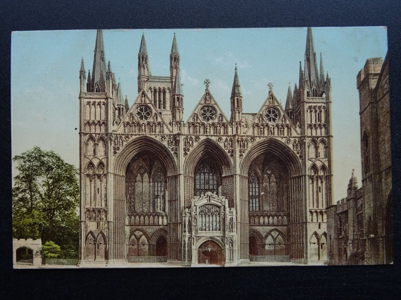 Great Northern Railway Official PETERBOROUGH CATHEDRAL c1908 Postcard by GNR