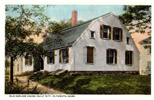 Massachusetts  Plymouth Old Harlow House