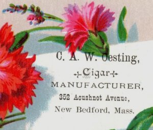 1880s C.A. W. Oesting Cigar Mfg. Tobacco Lot Of 5 F160