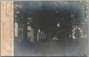 WHITEHOUSE NJ MAIN STREET ANTIQUE REAL PHOTO POSTCARD RPPC