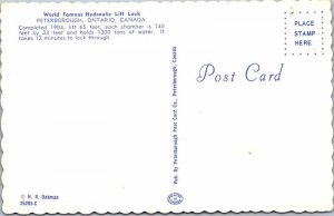 Postcard BOAT SCENE Peterborough Ontario ON AN7021