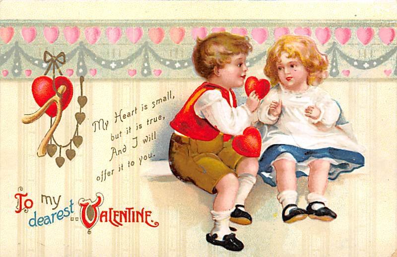 Artist Ellen Clapsaddle Valentines Day PU 1910 