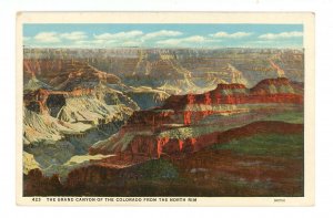 AZ - Grand Canyon Nat'l Park. View from Bright Angel Point on the North Rim