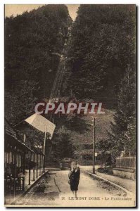 Old Postcard Mont Dore Funicular