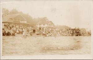 Sports Day Boundary Bay BC c1924 Real Photo Postcard F3