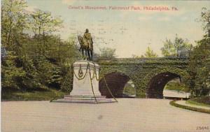 Pennsylvania Philadelphia Grant's Monument Fairmount Park 1910