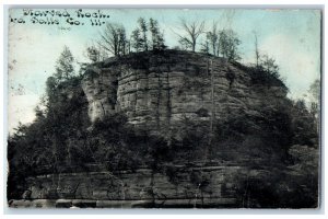 1910 Starved Rock La Salle Cliff Mountain Co. Illinois Vintage Antique Postcard