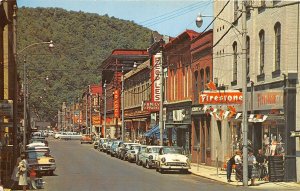 H99/ Oil City Pennsylvania Postcard Chrome Seneca Street Stores  83 