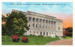 Vintage Postcard Library Western Kentucky State Teachers College Bowling Green