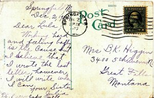 Family History Postcard - Higgins - Great Falls - Montana - Ref 1203A