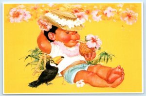 DOLE KIDS Advertising, Hawaii HI ~ PINEAPPLE 4x6 Castle and Cooke Postcard