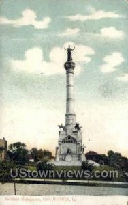 Soldiers Monument - Des Moines, Iowa IA  