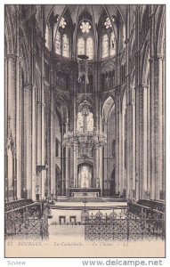 Interior, La Cathedrale, Le Choeur, Bourges (Cher), France, 1900-1910s