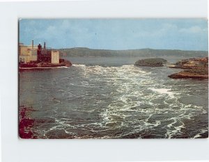 Postcard Rapids At Reversing Falls Saint John Canada