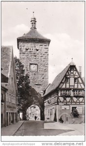 Germany Rothenburg Siebersturm Real Photo