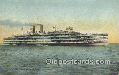 Hudson River Day Line Steamer, Hendricks Hudson, New York, NY USA Steam Ship ...