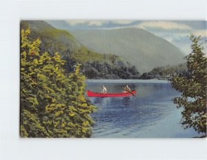 Postcard Saco Lake And Elephant's Head At Entrance To Crawford Notch, N. H.