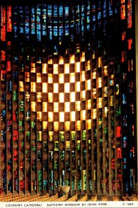 England Coventry Cathedral Baptistry Window By John Piper