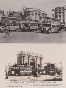 Marble Arch Currants London Bus Advertising Victorian Notting Hill Tram Postcard