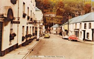 DULVERTON SOMERSET UK~THE LAMB HOTEL POSTCARD 1960s