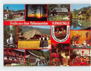 Postcard Grüße aus dem liebenswerten Schwarzwald, Germany