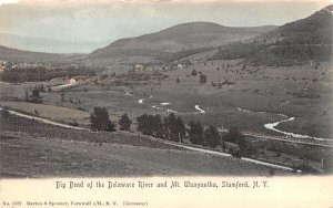 Big Bend of the Delaware River & Mt Utsayantha in Stamford, New York