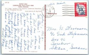 CORBIN, Kentucky  KY  DuPONT LODGE Cumberland Falls State Park  1962 Postcard