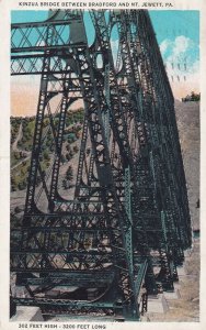 Between BRADFORD & MT. JEWETT, Pennsylvania, PU-1938; Kinzua Bridge
