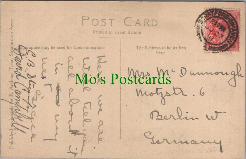 Genealogy Postcard - McDunnough, Motzstr 6, Berlin West, Germany  GL81